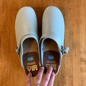 Clogs Mint Green Swedish Clogs by MIA.